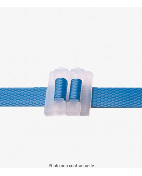 Sourcing Map 4pcs Boucle Attache Sangle Sac Dos Plastique Boucle Déclenchement Rapide Large 37mm